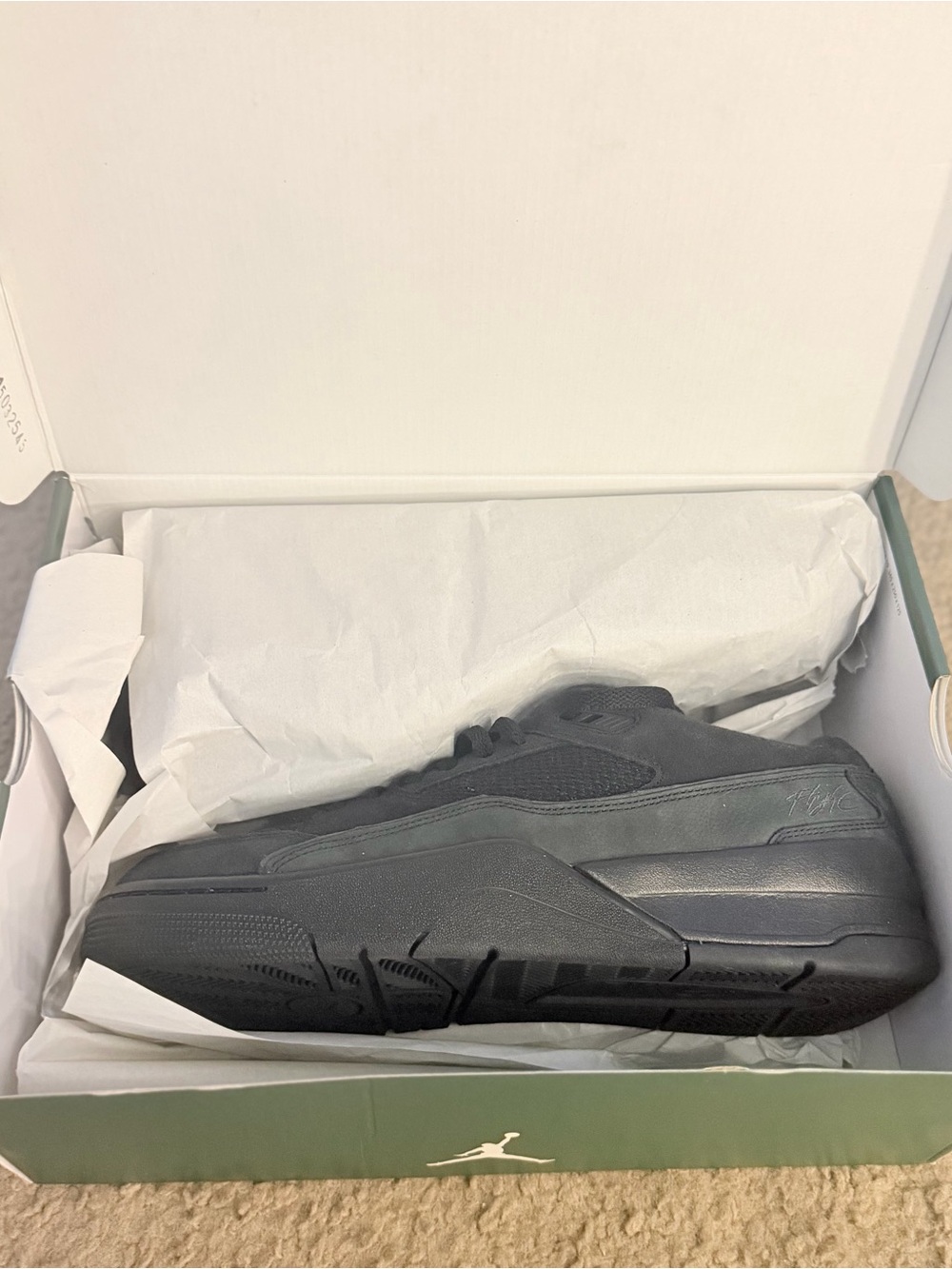 Jordan Flight Court Black Anthracite Sneakers Men's Size 13 Brand New with Box